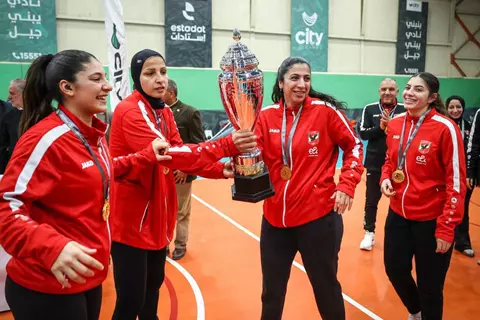 سيدات يد الأهلي يتوجن بكأس السوبر المصري للمرة الثانية على التوالي
